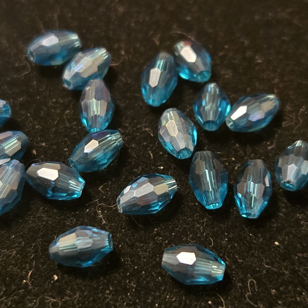 Elegant Blue Autrian Crystal Beads